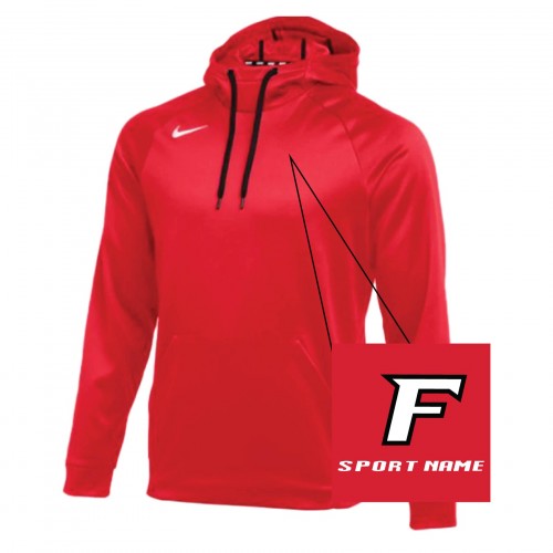 Nike Men's Therma Hood (Red)